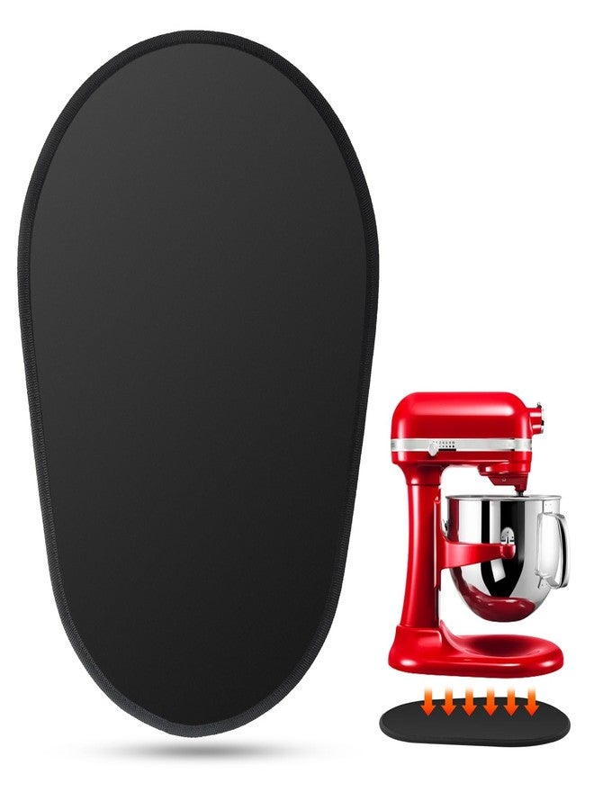 JAYOBGO Mixer Sliding Mat for Kitchen Aid - Kitchen Counter Appliance Slider Mat Mixer Attachment for Kitchenaid 5-8 Qt Bowl Lift Stand Mixer, Mover Slider Pad Mixer Countertop Accessories Black - Image 1